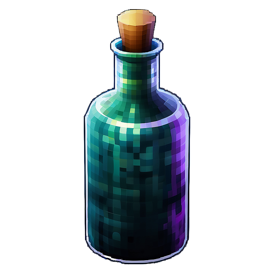 Pixelated Potion Bottle Png 88 PNG Image