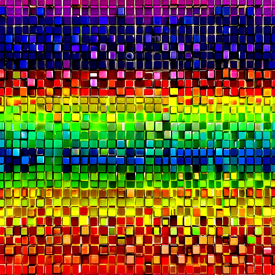 Pixelated Rainbow Png Nfe1 PNG Image