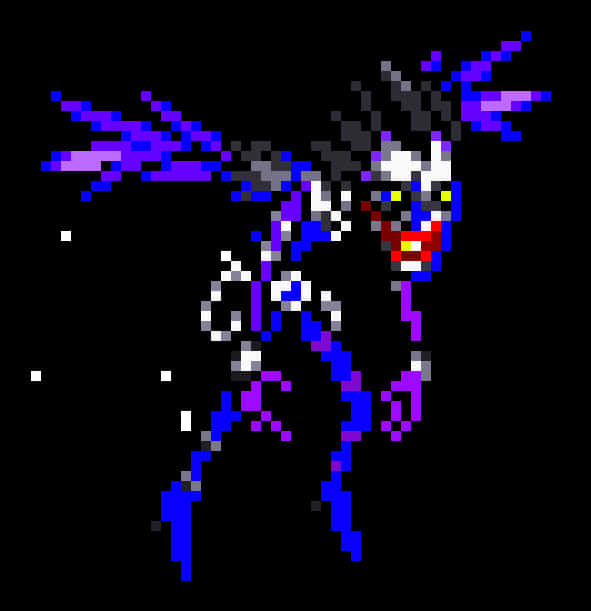 Pixelated Ryuk Death Note PNG Image