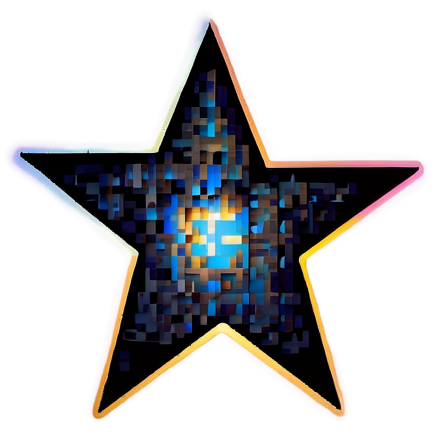 Pixelated Star Logo Png 06212024 PNG Image