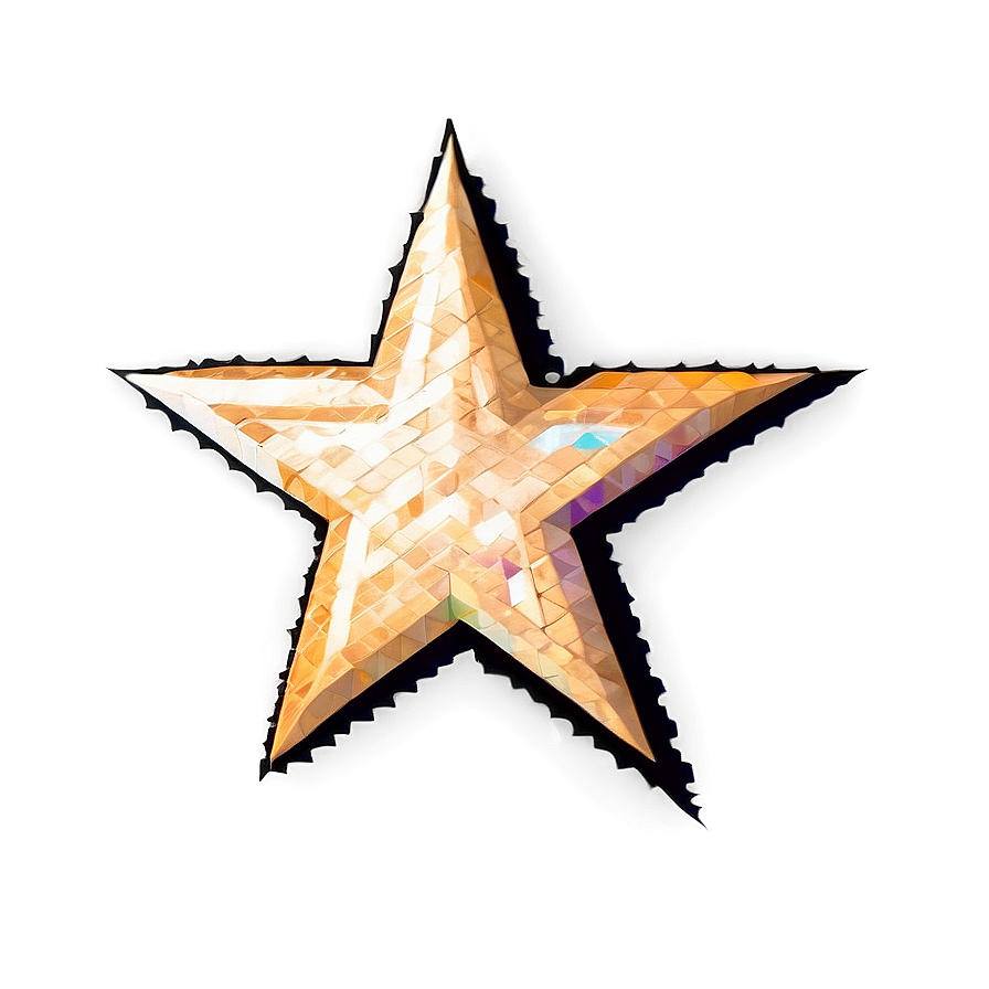 Pixelated Star Logo Png 72 PNG Image