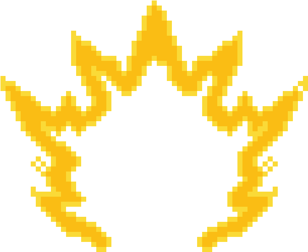 Pixelated Super Saiyan Aura PNG Image