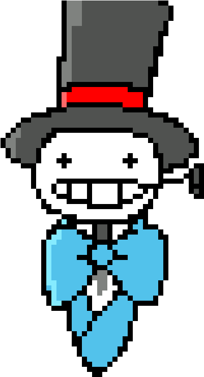 Pixelated Turnip Gentleman.png PNG Image