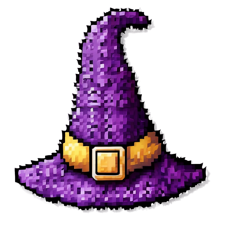 Pixelated Wizard Hat Png 18 PNG Image