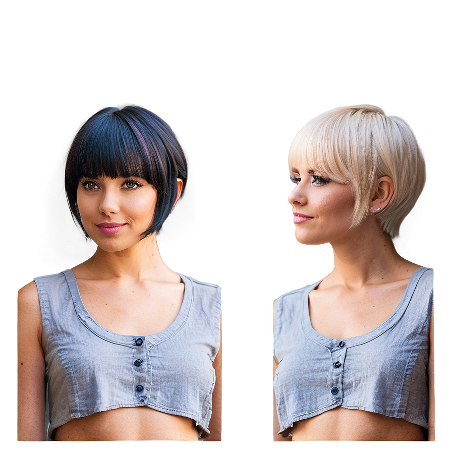 Pixie Cut With Bangs Png Uum49 PNG Image