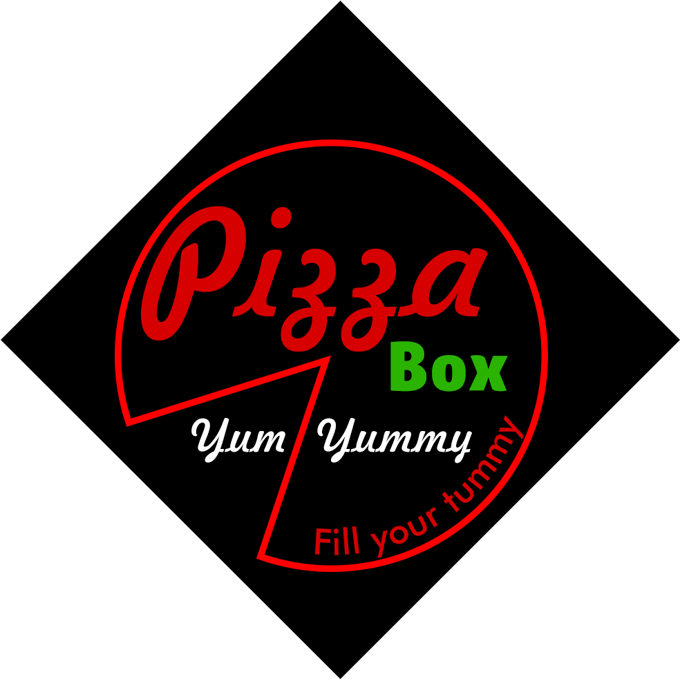 Pizza Box Graphic Design PNG Image