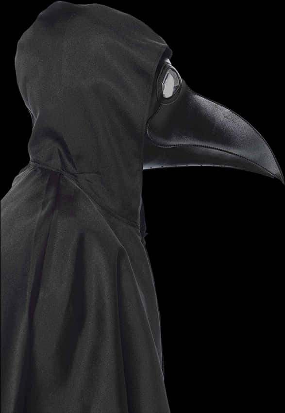 Plague Doctor Costume Profile PNG Image