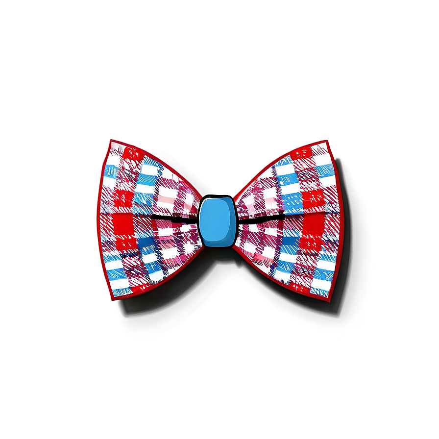 Plaid Bow Tie Png 05252024 PNG Image