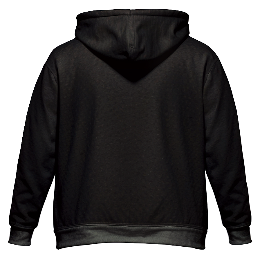 Plain Black Hoodie Png Lfr26 PNG Image