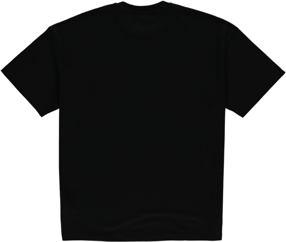 Plain Black T Shirt Template PNG Image