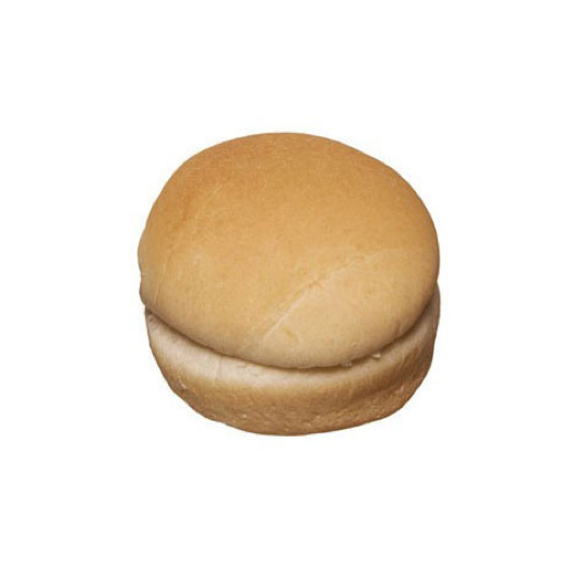 Plain Hamburger Bun PNG Image