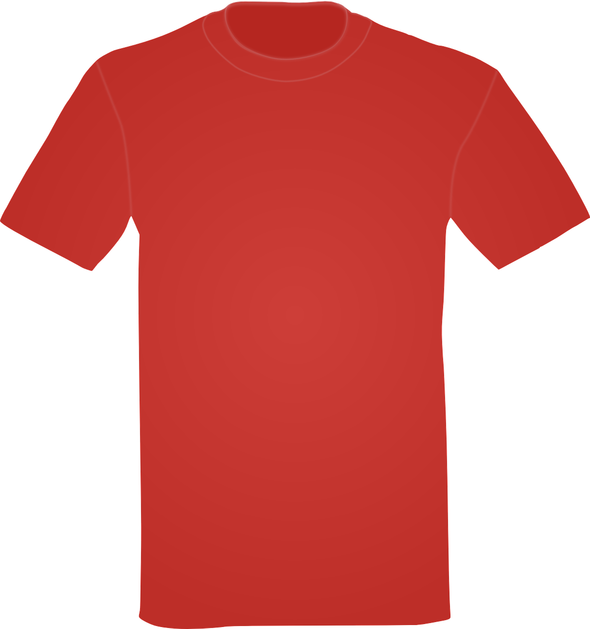 Plain Red T Shirt Graphic PNG Image