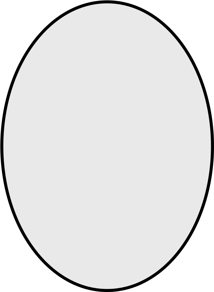 Plain White Circle Graphic PNG Image