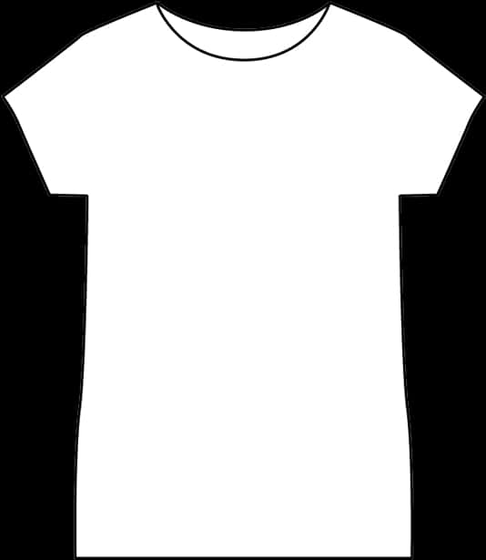 Plain White T Shirt Graphic PNG Image