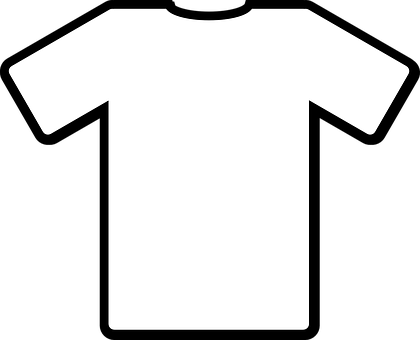 Plain White T Shirt Graphic PNG Image