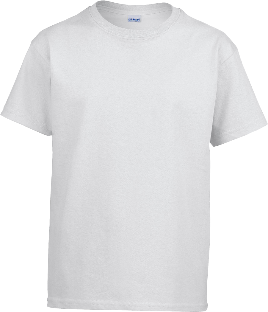 Plain White T Shirt Mockup PNG Image