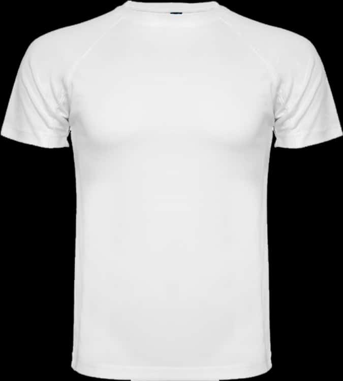 Plain White T Shirt Mockup PNG Image