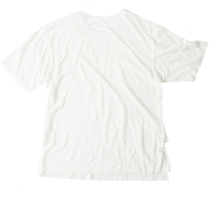 Plain White T Shirt Template PNG Image