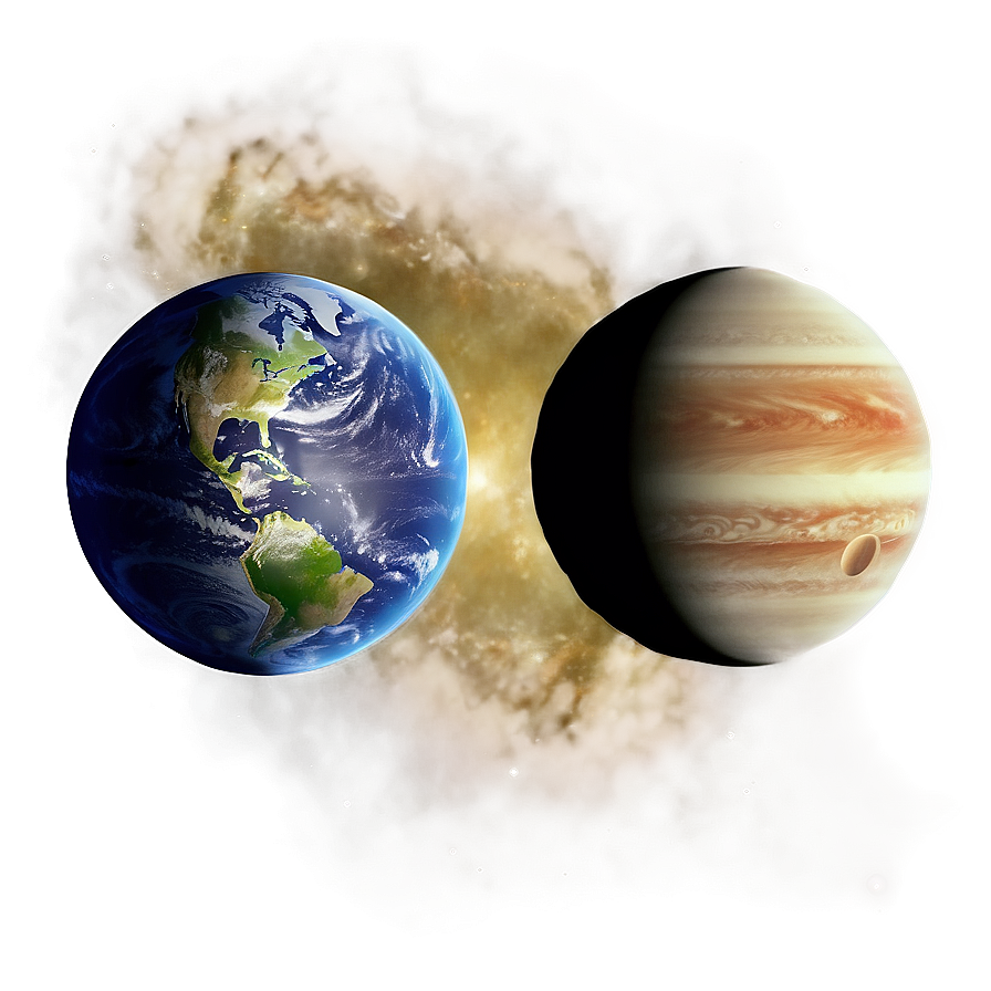 Planets In Space Png Acb PNG Image