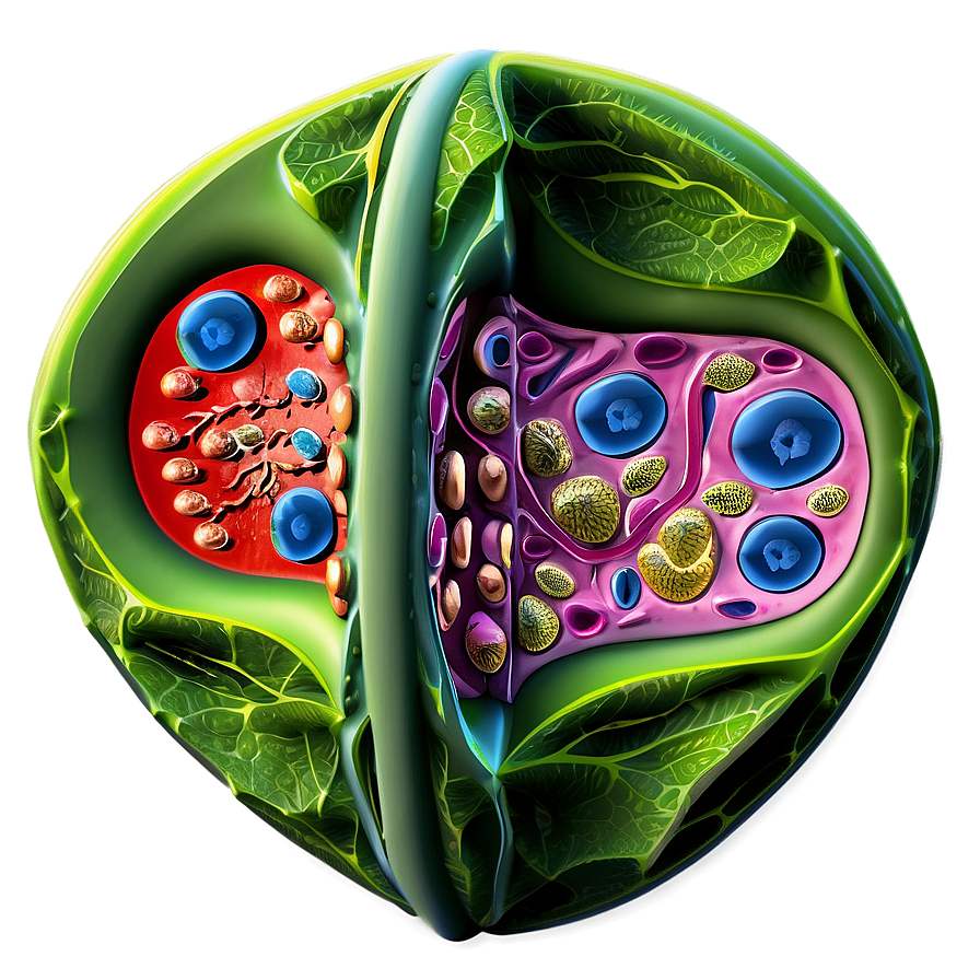 Plant Cell Detailed Structure Png Ums79 PNG Image