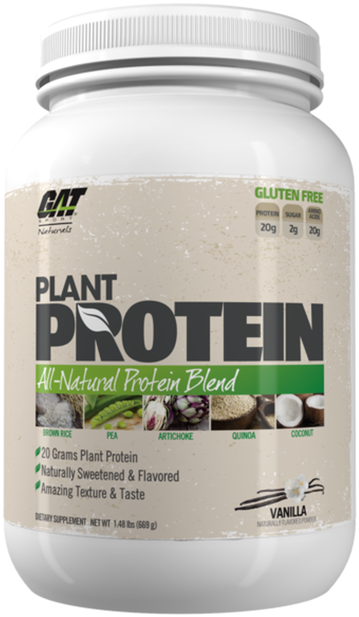 Plant Protein Supplement Vanilla Flavor PNG Image