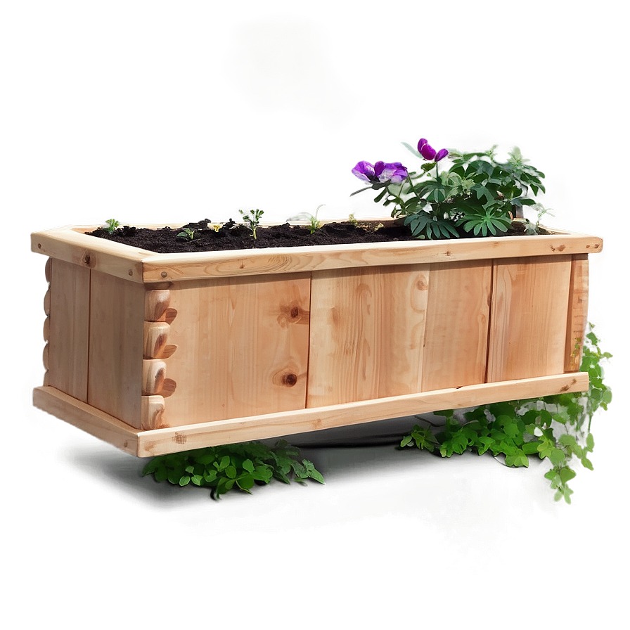 Planter Box B PNG Image