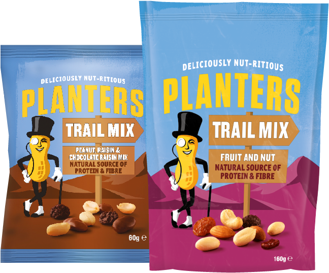 Planters Trail Mix Packages PNG Image