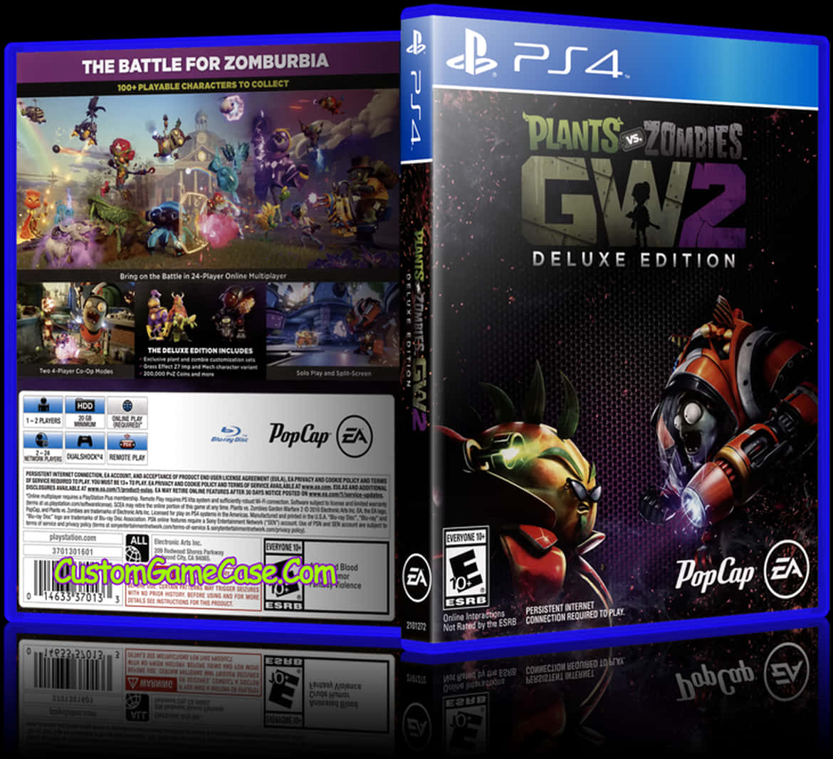 Plantsvs Zombies G W2 Deluxe Edition P S4 Cover PNG Image