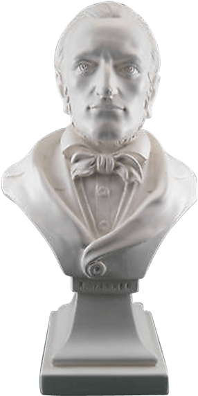 Plaster Bust Statue PNG Image