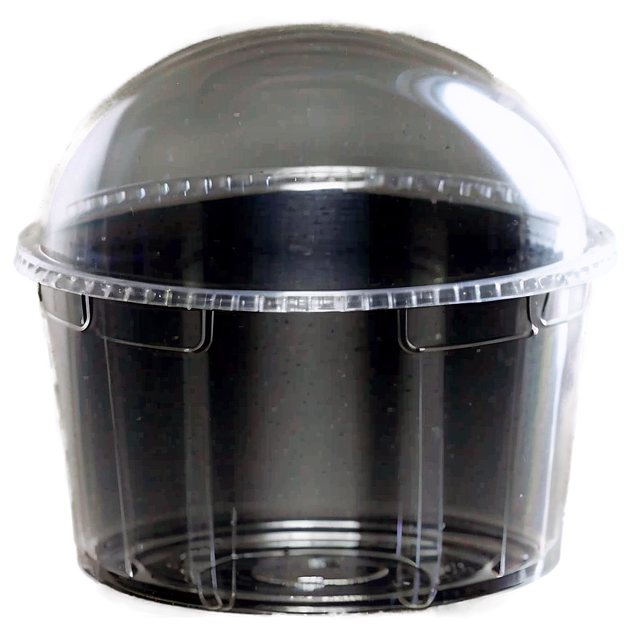 Plastic Cup With Dome Lid Png 3 PNG Image