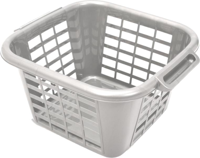 Plastic Laundry Basket Image PNG Image