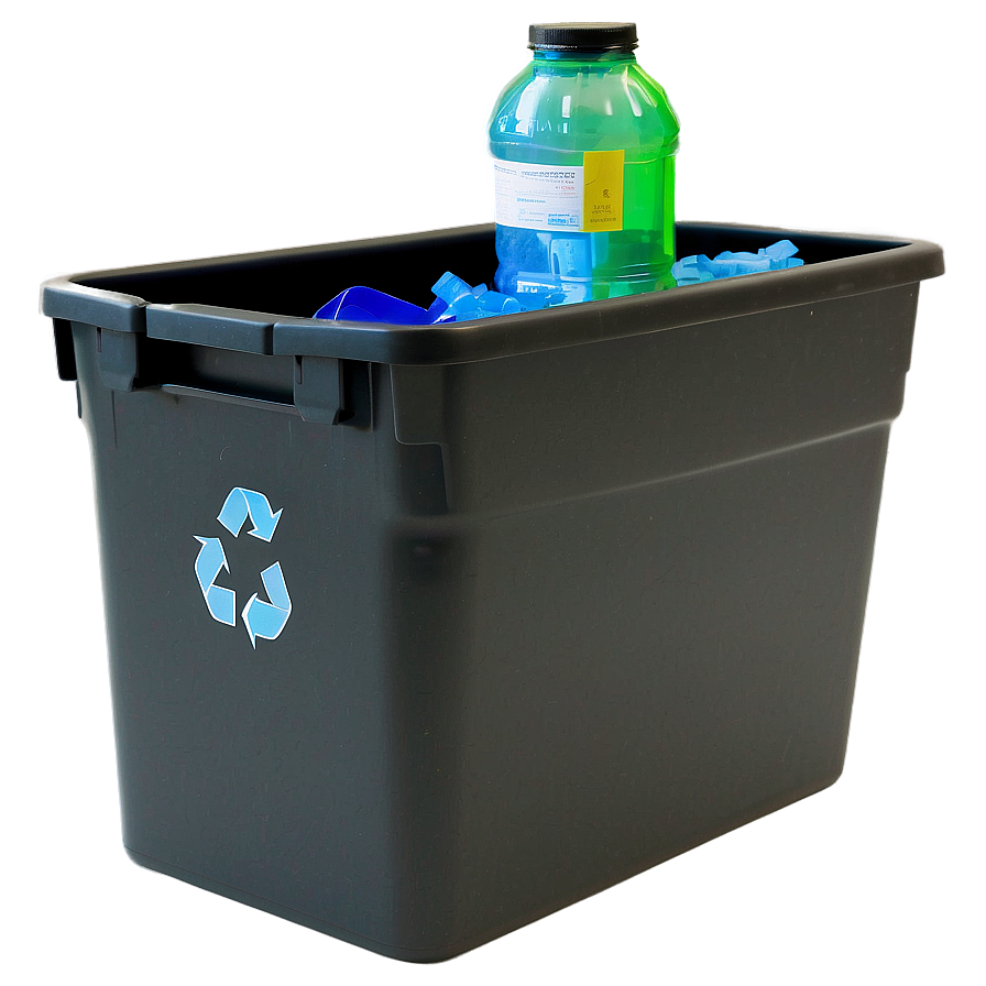 Plastic Recycle Bin Png 06132024 PNG Image