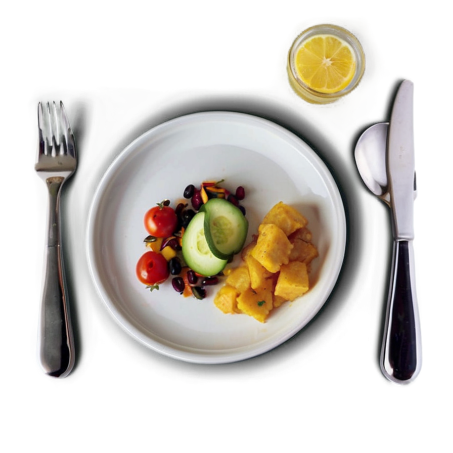 Plate Of Food B PNG Image