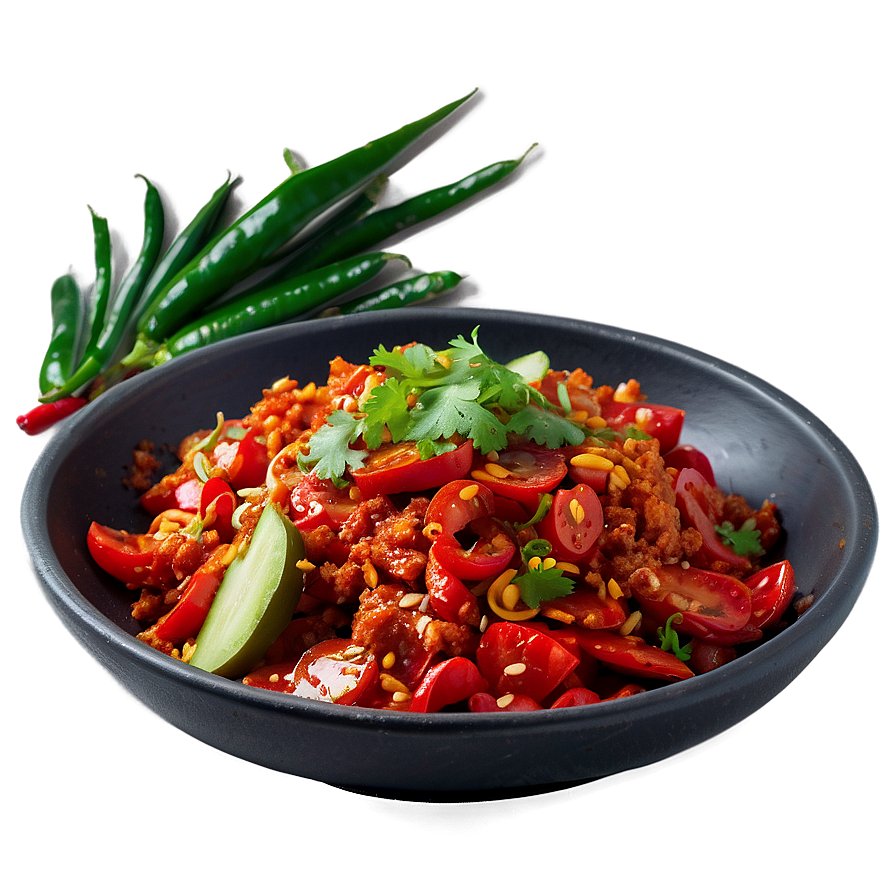 Plate Of Spicy Food Png Prg79 PNG Image