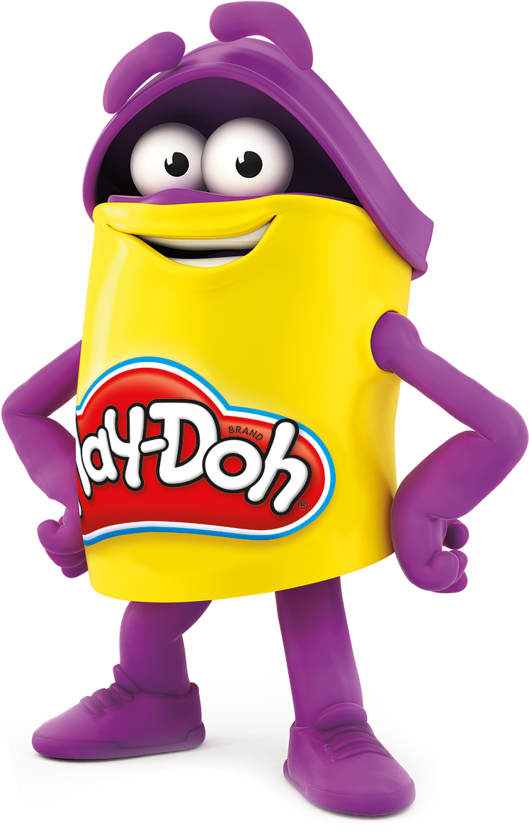 Play Doh Character Smiling PNG Image