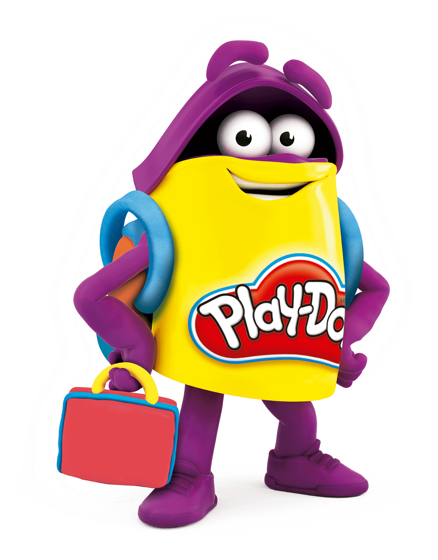 Play Doh Character With Case PNG Image