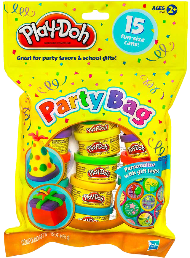 Play Doh Party Bag15 Cans Packaging PNG Image