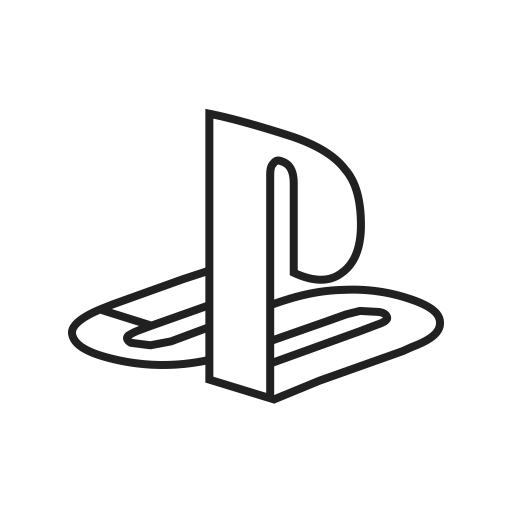 Play Station Icon Graphic PNG Image