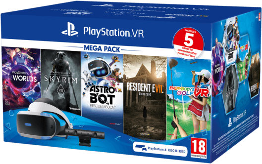 Play Station V R Mega Pack Box PNG Image