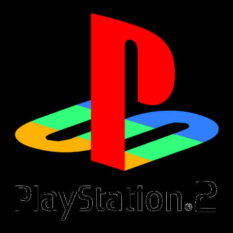 Play Station2 Logo Graphic PNG Image