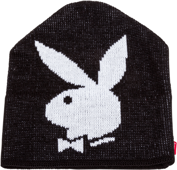 Playboy Bunny Logo Beanie Hat PNG Image