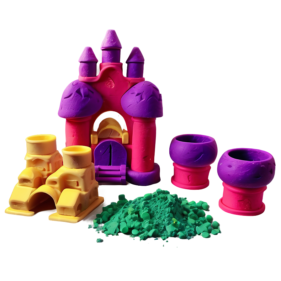 Playdough Castle Building Kit Png Qts PNG Image