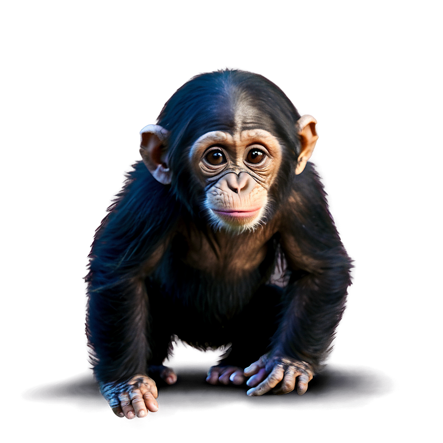 Playful Baby Chimpanzee Png 06112024 PNG Image