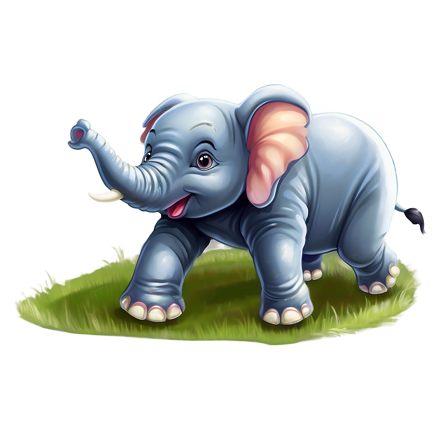 Playful Baby Elephant Art Png 71 PNG Image