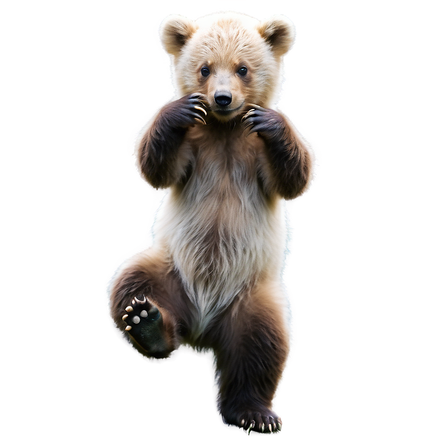 Playful Bear Cub Png Kcy PNG Image