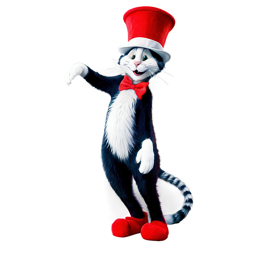 Playful Cat In The Hat Png Qqo PNG Image