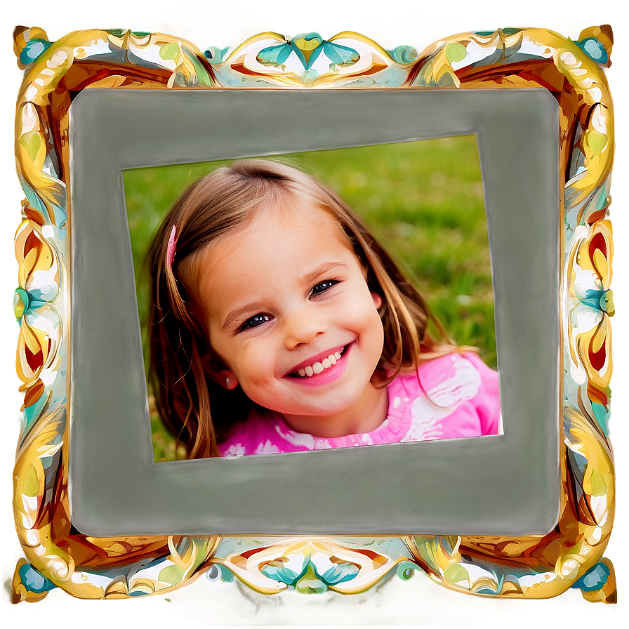 Playful Cute Frame Png 87 PNG Image