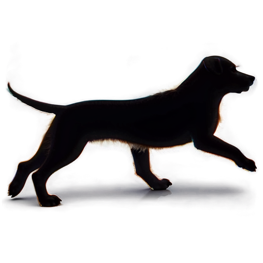 Playful Dog Silhouette Png 91 PNG Image