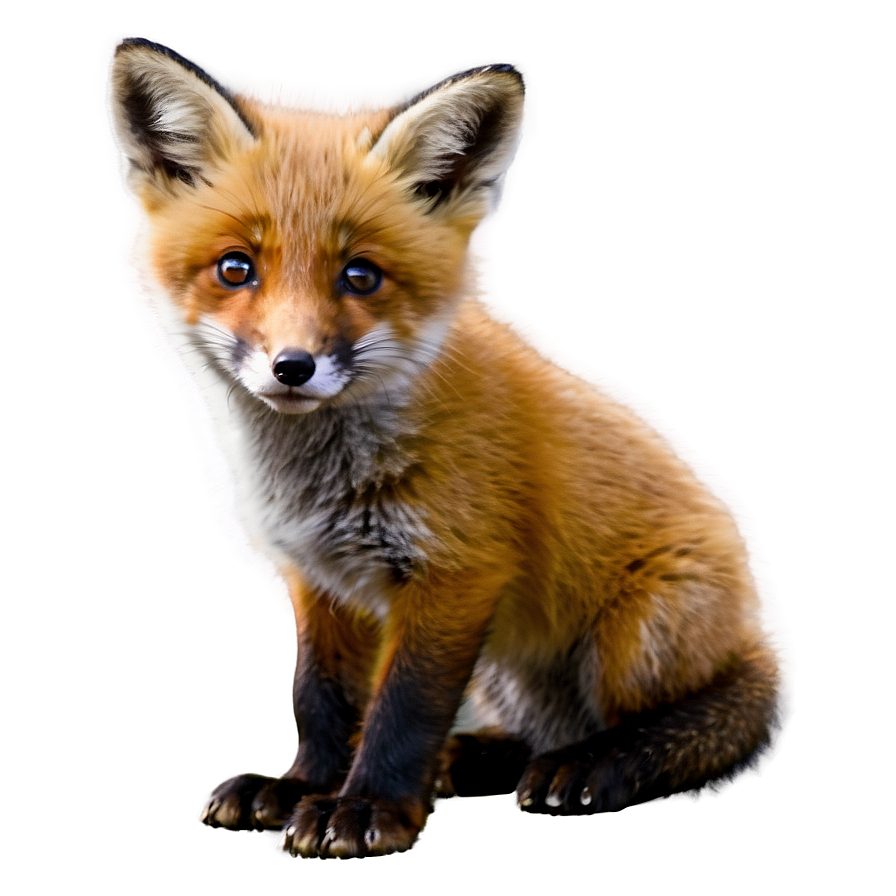 Playful Fox Cub Png Owl PNG Image