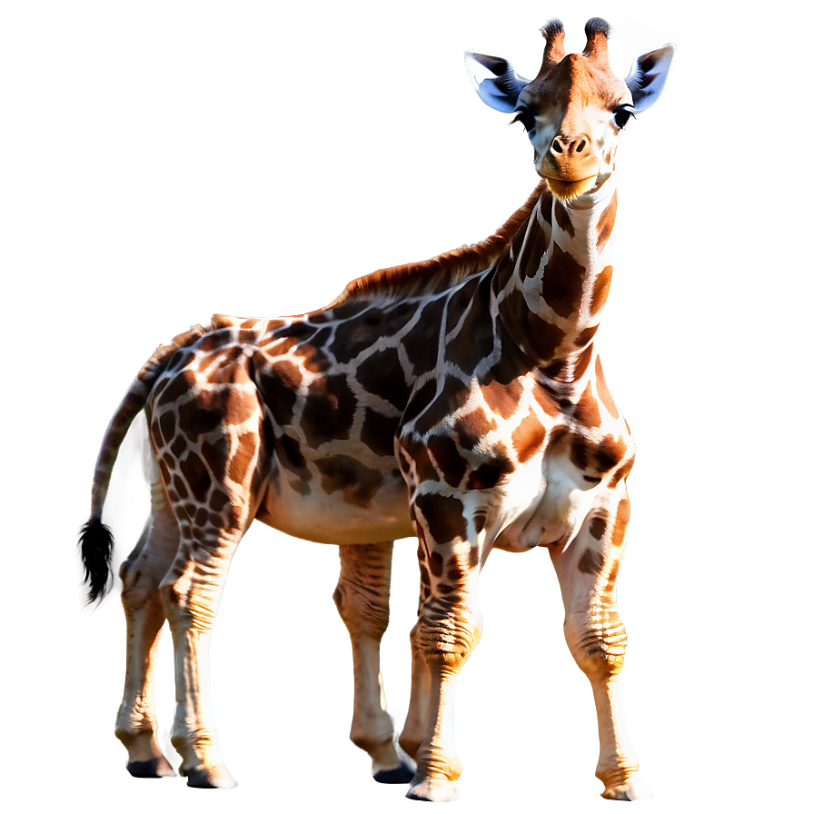 Playful Giraffe Calves Png 05062024 PNG Image